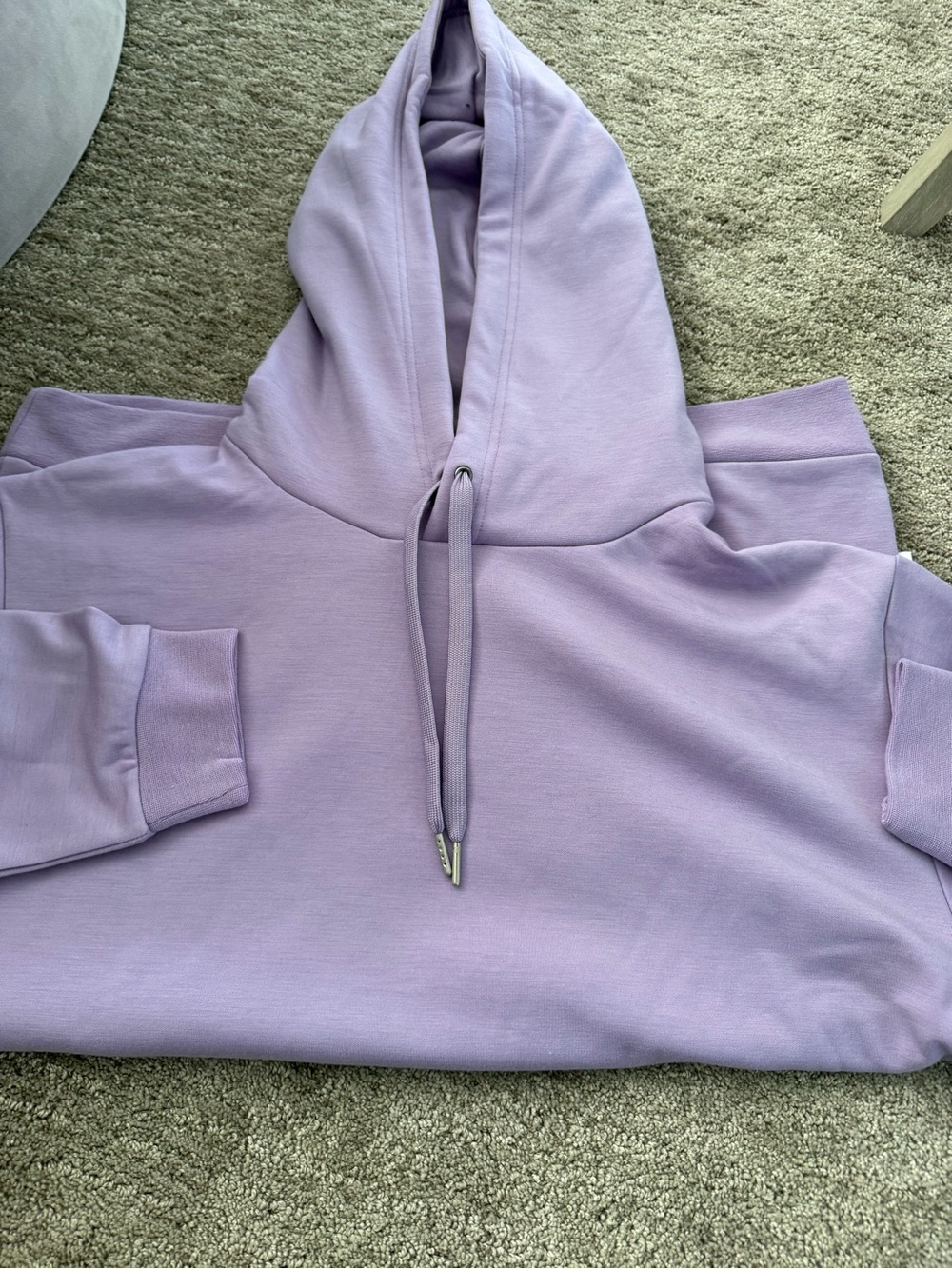 NWOT WoolX Lilac Hooded Pullover Sweatshirt